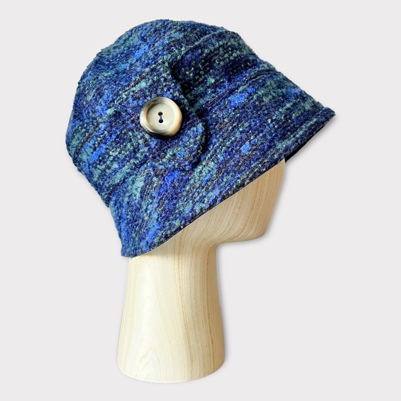 ♻️ Upcycle Vintage Style Cloche Hat | Womens - Picture 5 of 8